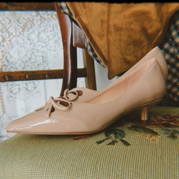 Nude Pink Office Luxury Pump Heel - Size 9 - Picture 3 of 6
